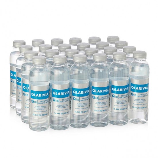 1 caixa Qlarivia 18 ppm (24 garrafas de água sem deutério)