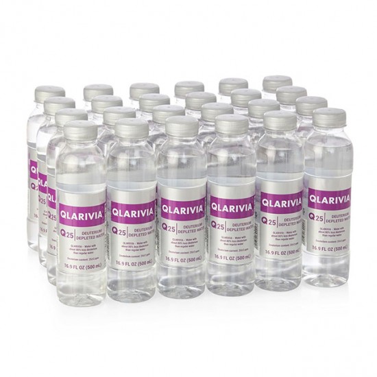 1 упаковка Qlarivia 25 ppm (24 бутылки воды, обедненной дейтерием)